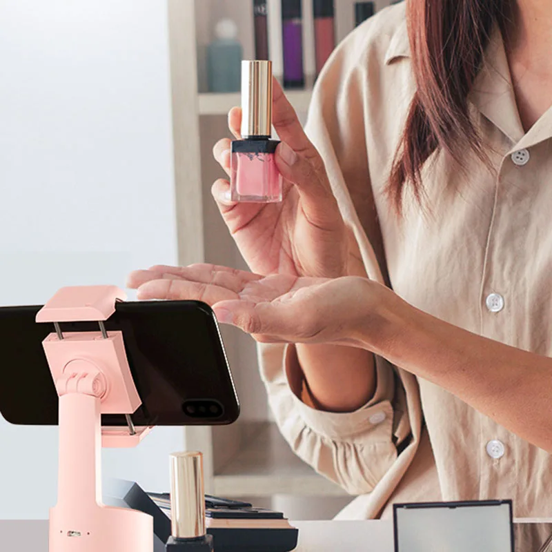 

Умный телефон AI с поворотом на 360 градусов, камера с автоматическим отслеживанием лица, штатив для камеры телефона, крепление для Vlog Live поток...