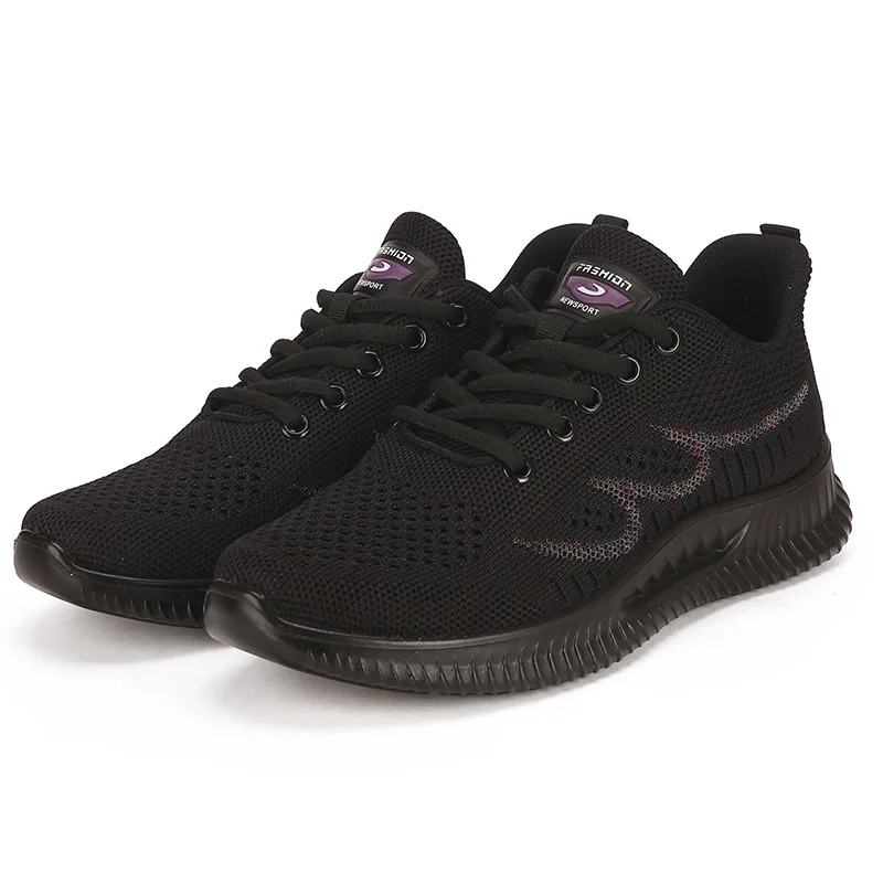 

2021 New Women Sneakers Mesh Spring Ladies Casual Flats Sneaker Female New Fashion Comfort Light Knitting Tennis Shoes