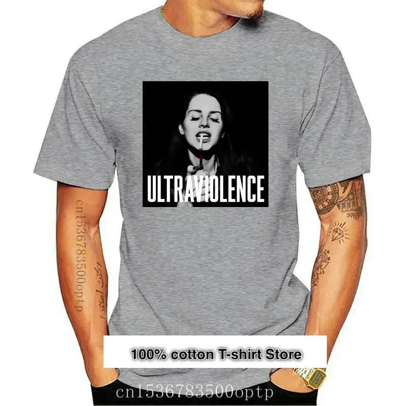 

Camiseta унисекс с логотиpo de Lana Del Rey Ultraviolence, talla S, M, L, XL, 2XL, цвет черный