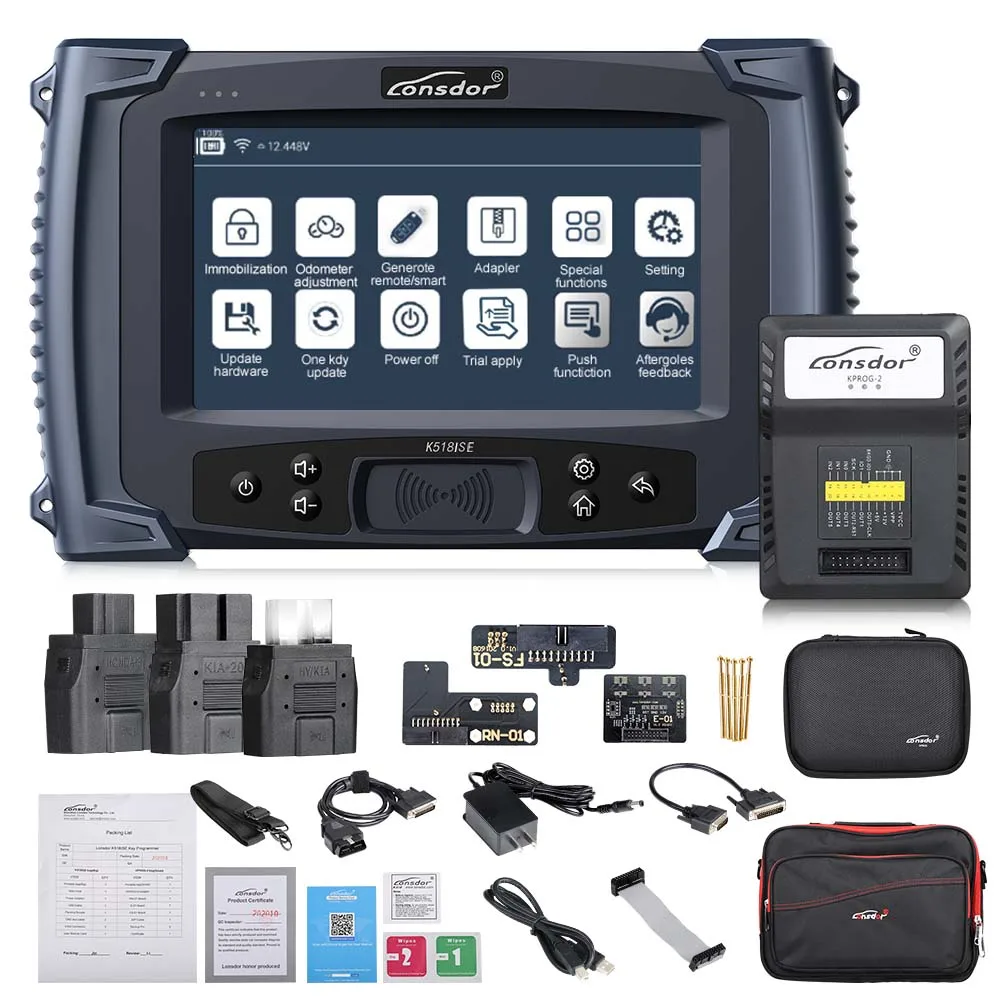 Buy Lonsdor K518ISE Auto Key Programmer Tool Get GT100 AUTO TOOLS OBD Test Platform Support CAS4/ CAS4+FEM/ BDC For BMW |