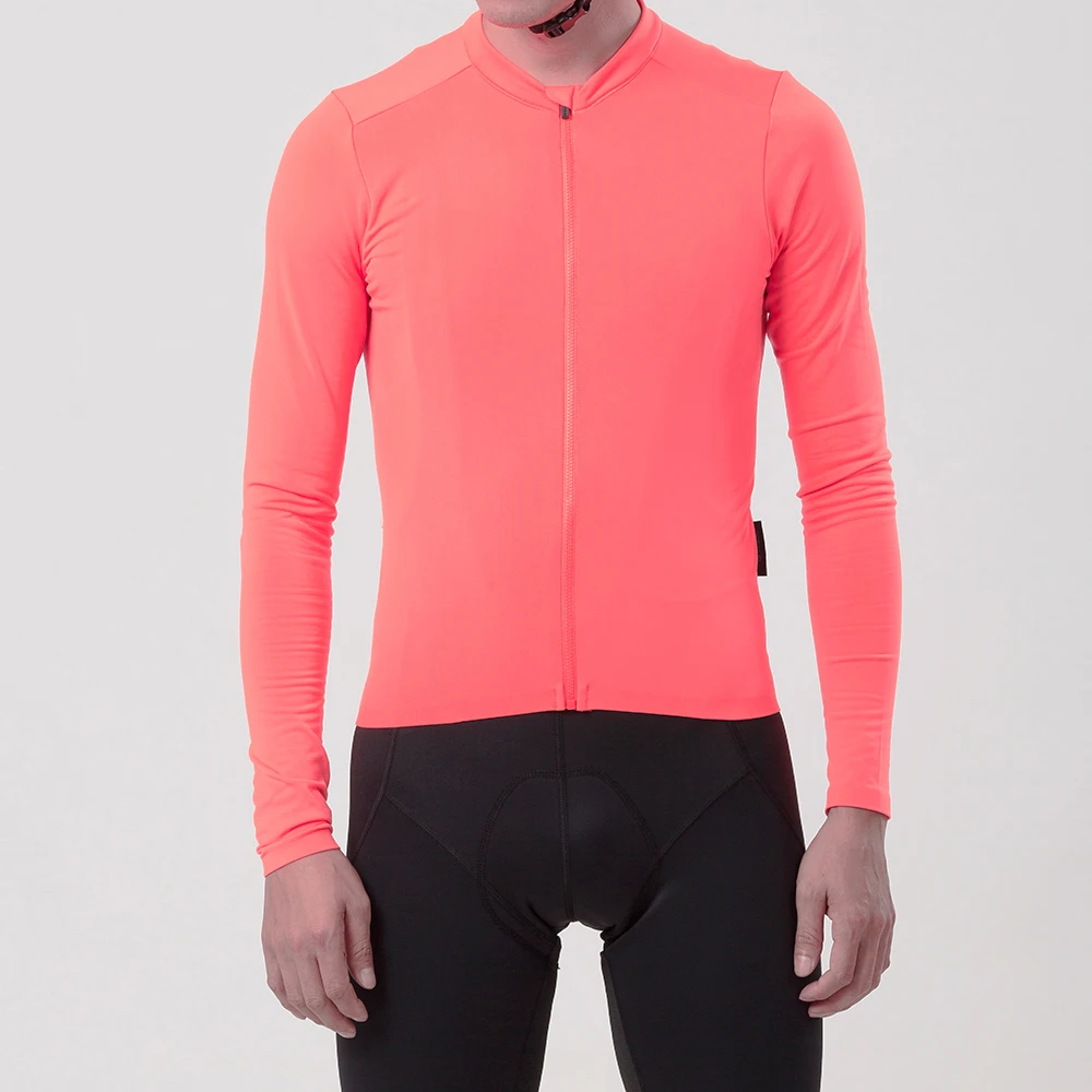 SPEXCEL All New Pro team aero thermal fleece Cycling jersey long sleeve winter Lycra Brushing Seamless cycling jersey