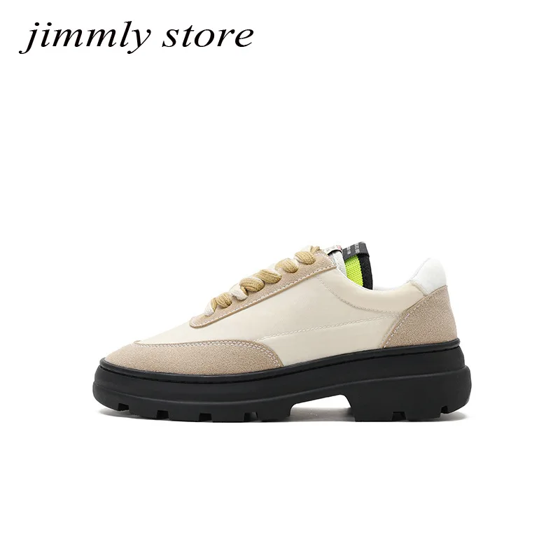 

Women Wedges Sneakers Flats Platform shoes Spring Fashion Lace-up Round toe light Casual Ladies Shoes