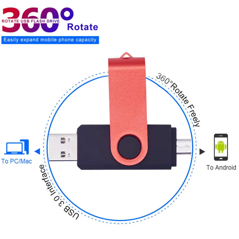 OTG USB флэш накопитель 256 ГБ высокоскоростной 3 0 объемные флэшки памяти