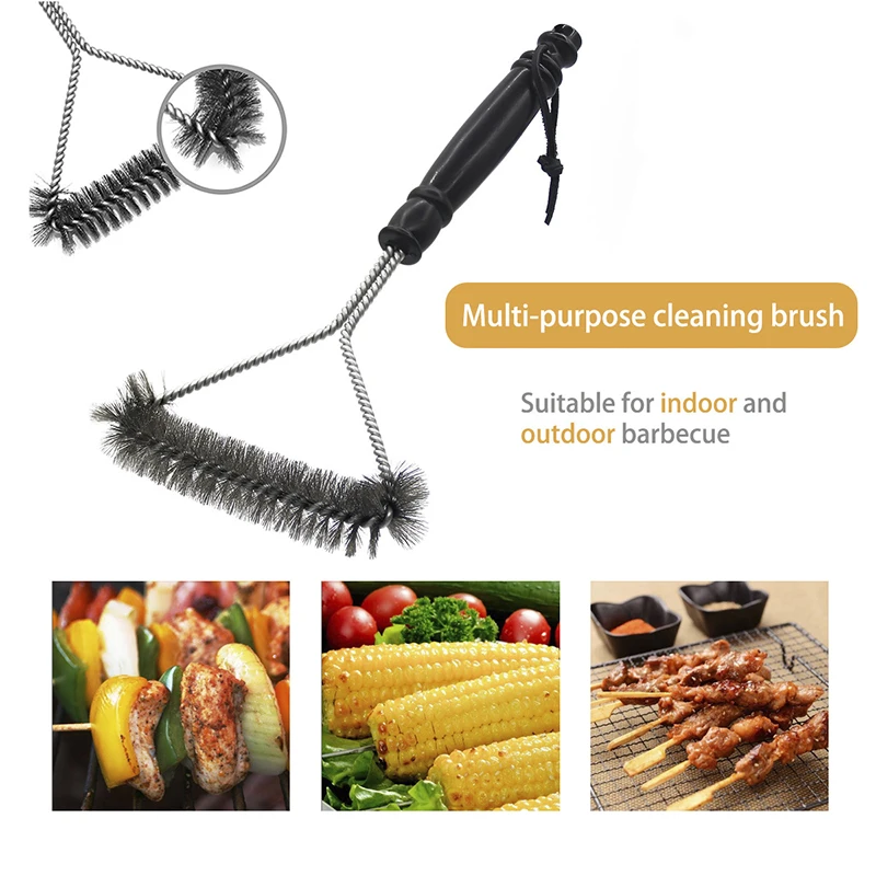 Набор щеток для барбекю и гриля чистящая щетка инструменты из нержавеющей стали