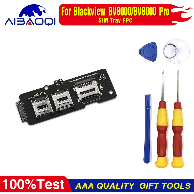 Держатель SIM-карты с гибким шлейфом для чтения слота для Blackview BV8000 / BV8000 Pro - идеальная замена.