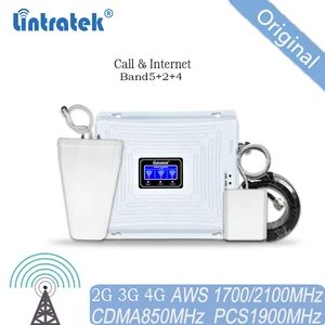 Усилитель сигнала 2G 3G 4G B2 B4 B5, повторитель сигнала 850 МГц, 1900 1700, бустер сигнала для всех стран Америки