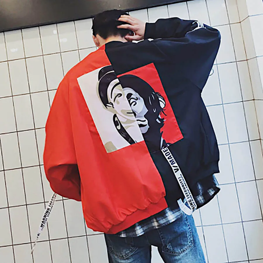 Varsity Letterman забавная куртка-бомбер мужская уличная пилот хип-хоп Flight college Anorak
