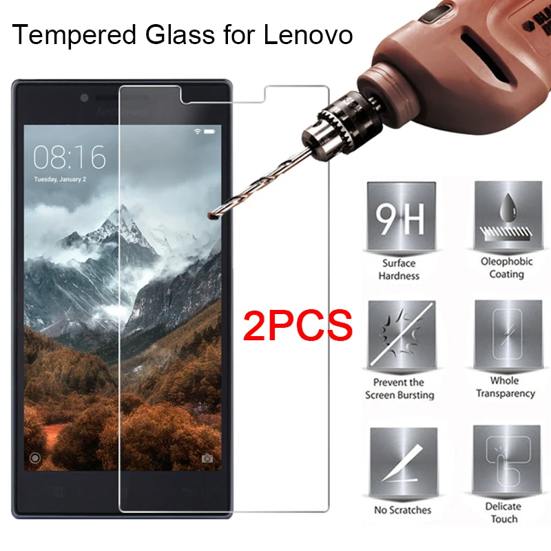 2 шт. Защита от царапин для lenovo K5 Pro P1 P2 P70 P780 Защитное стекло для S5 Pro S60 S650 S850 S860 S960