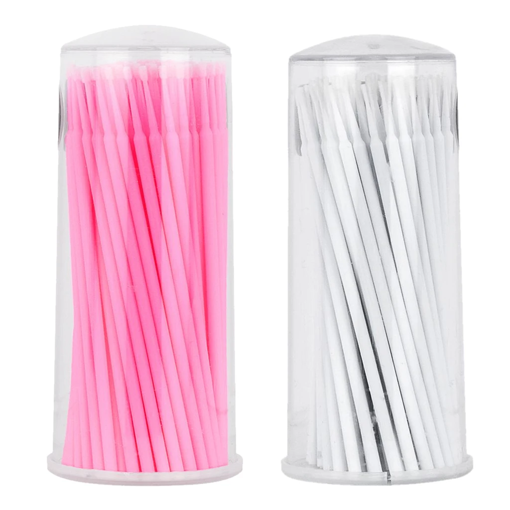 100 шт потребительских упаковок для микро-аппликатор щетки оптовая продажа ресниц