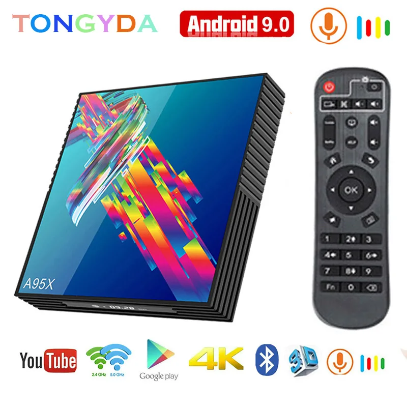 ТВ-приставка A95X R3 RK3318 9 0 Android 4 Гб ОЗУ 64 ГБ 32 4K 2 4G/5G WiFi USB3.0 Google Netflix Youtube медиаплеер