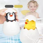 Детская игрушка для купания, распылитель воды в виде уткипингвинаЯйца дракона для ванной комнаты, поливальная игрушка для бассейна и ванны