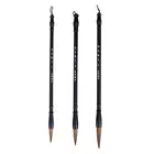 3 шт. Волчья шерсть Китайский калиграфия Кисть ручка Kanji японский Суми кисти для рисования отличная Акварельная Живопись Кисть для письма