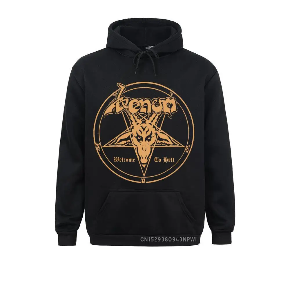 Welcome To Hell Sportswear Fashion New Men Pullover Metal Band Music Album Logo Hoodie Sweatshirt Original Costume Sweats
