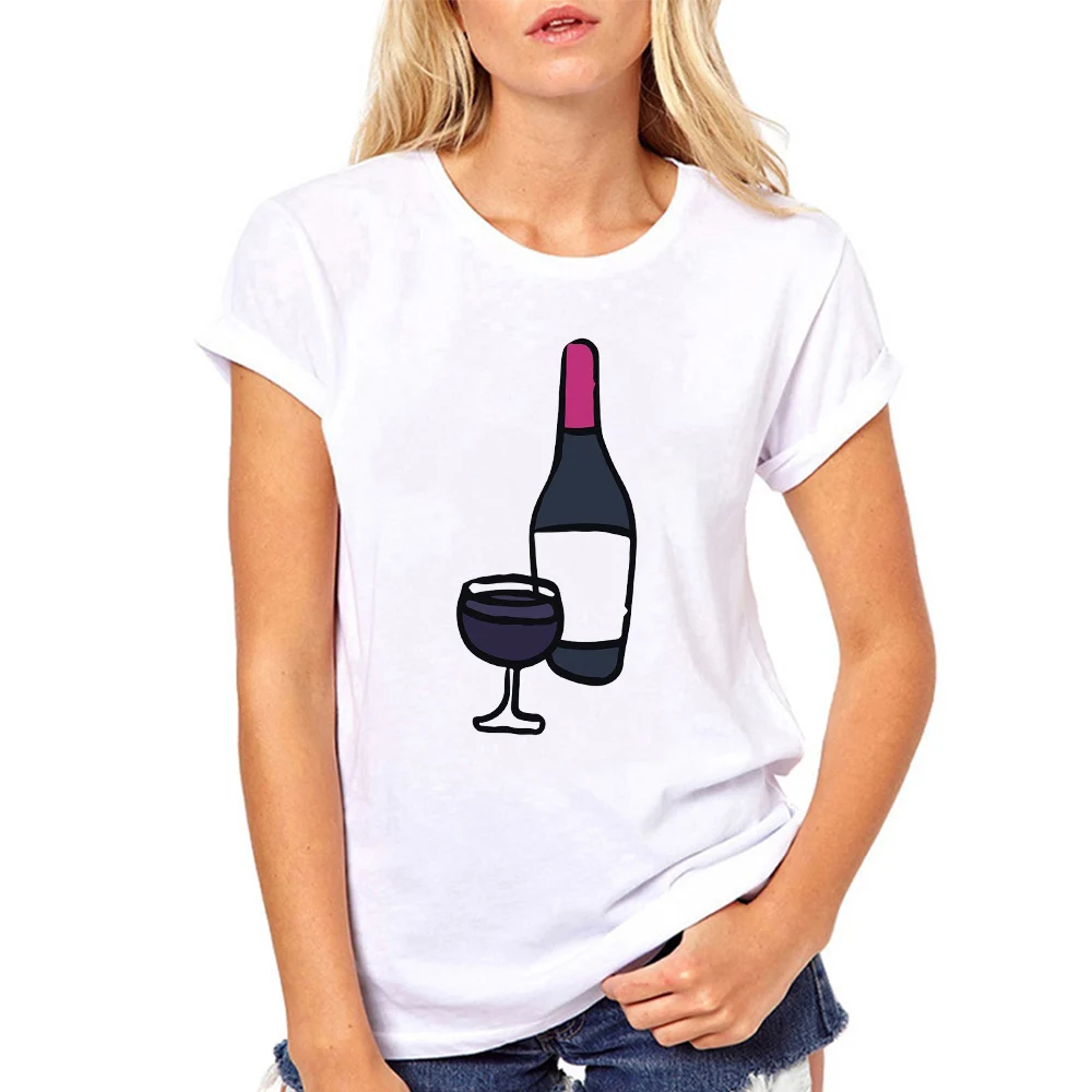 

Women Clothing 90s Lady Tshirt Tees Harajuku Funny Simple Graphic T-shirt Streetwear White O-neck Simple Womens Tops T-shirts
