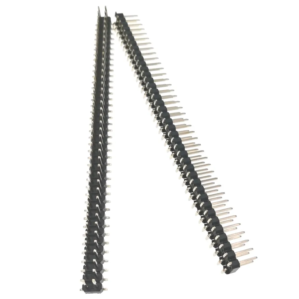 2 54 мм Шаг 2x40 контактов SMD SMT 1x40 штыревой двухрядный разъем|pin hand|header pinpin header female |