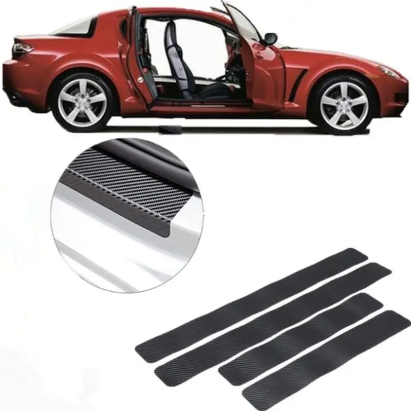 

4pcs Set Car Door Sill Protector Stickers For Volkswagen VW Golf 6 7 GTI Tiguan Passat B6 B7 CC Jetta Polo Scirocco Lavida Bora