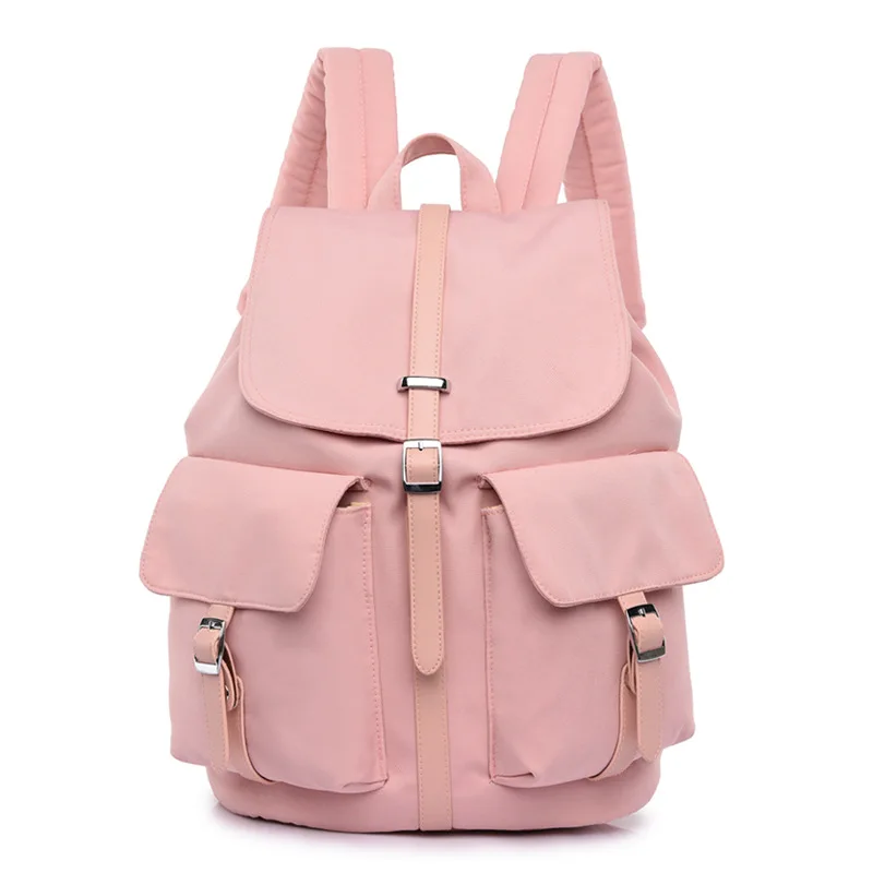 

13 14.6 15.6 inch Backpack Women Fashion Youth Waterproof Oxford School Bags for Teenage Girls Shoulder Bag Bagpack