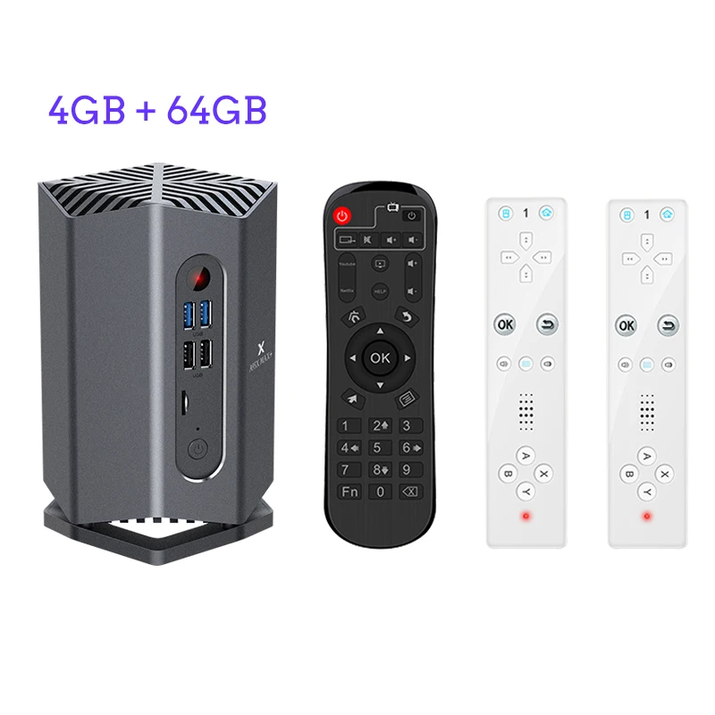 LEMFO ТВ приставка EMCP S922X с поддержкой Plex Android 9,0 A95X MAX+ гигабитная сеть 4 Гб ОЗУ 64 Гб ПЗУ Wifi Bluetooth 4,2 игровая ТВ приставка - Цвет: 3 Temote