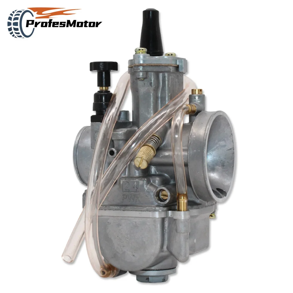 

Universal Motorcycle Carburetor For Keihin Koso Oko 21 24 26 28 30 32 34mm With Power Jet Dirt Bike 2T 4T Pwk Carburador