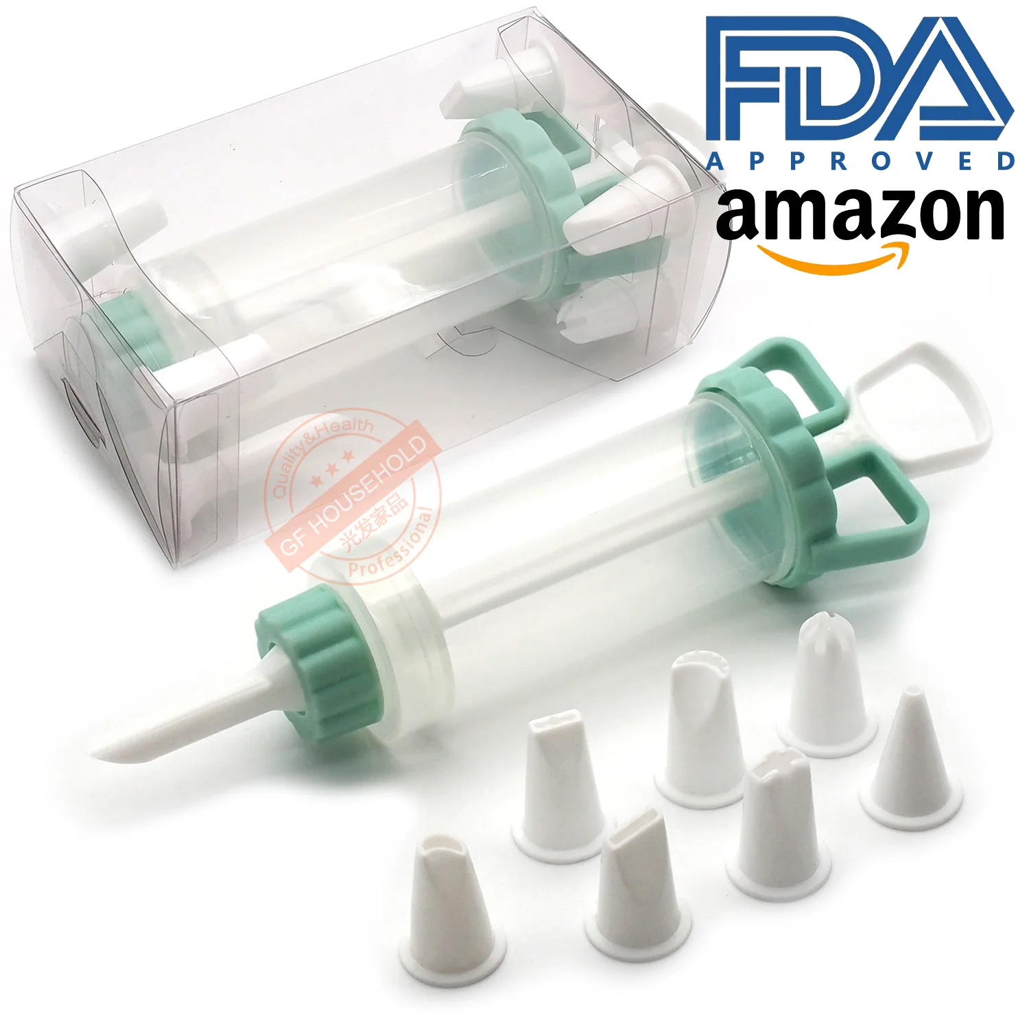 Amazon пищевой ПП прозрачный 8 шт DIY Набор кремов для украшения торта|Принадлежности