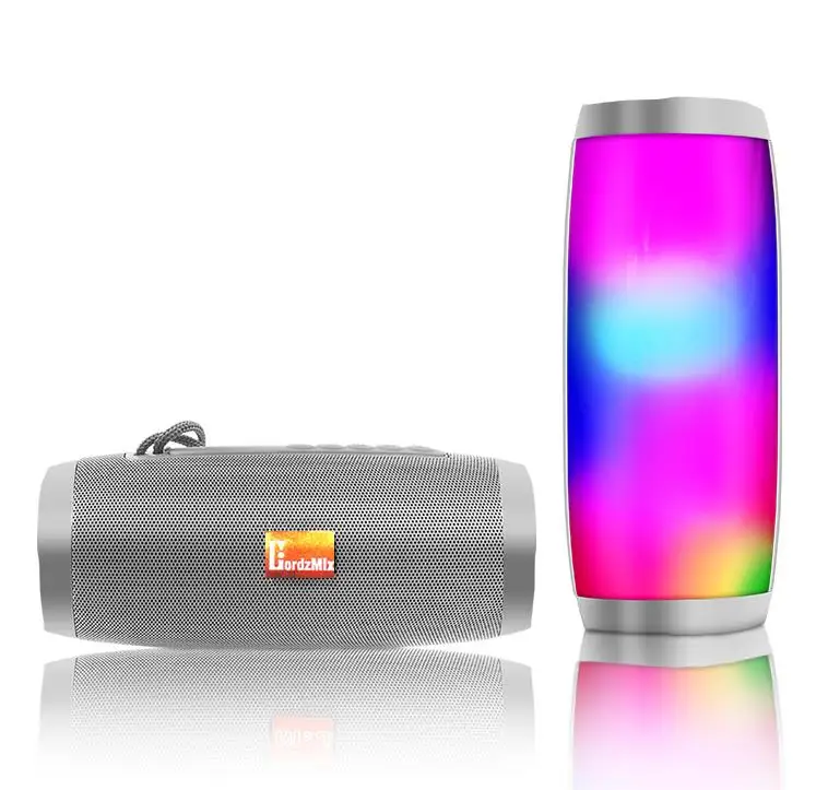 C Светодиодный портативный Bluetooth динамик Водонепроницаемый fm радио беспроводной бумбокс колонки бас сабвуфер mp3 USB компьютер ТВ звуковая панель коробка - Цвет: C