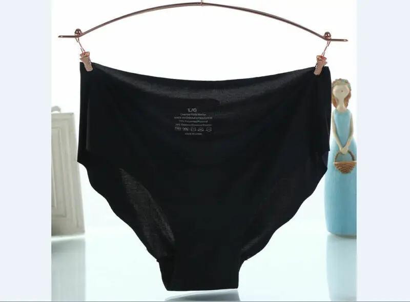 Трусики женские бесшовные с волнистыми краями 10 цветов 1 шт.|Женские трусики| |