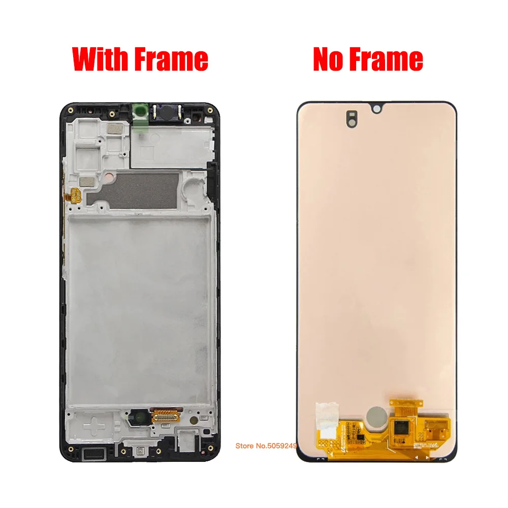 6 4 &quotAmoled/TFT для Samsung Galaxy A32 4G ЖК-дисплей с цифровым преобразователем сенсорного