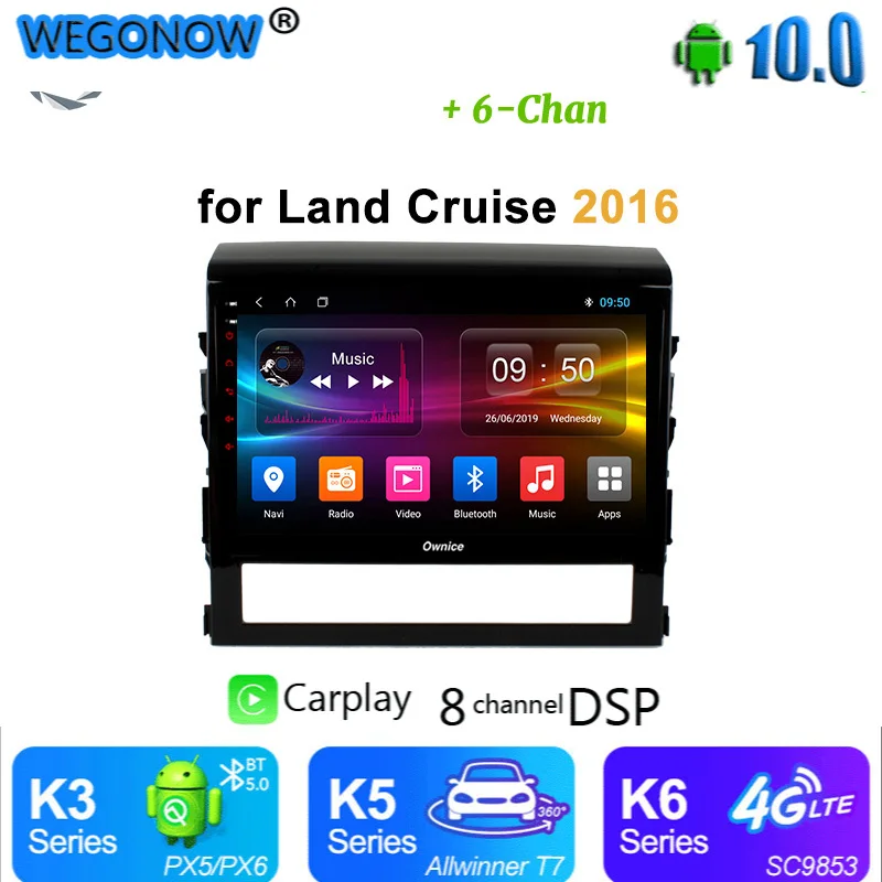 Ownice Android 10 4G 64G Восьмиядерный автомобильный dvd плеер GPS радио DSP 360 панорамный
