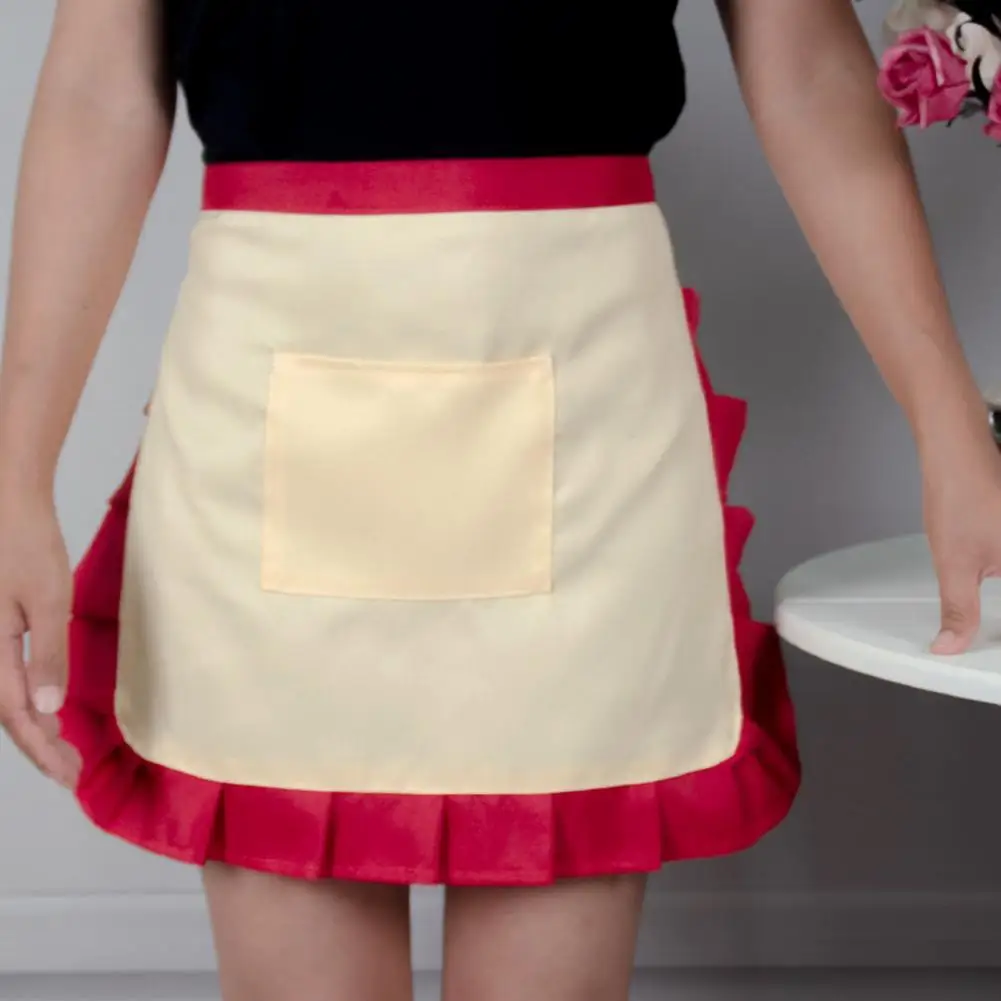 

HOT SALESï¼ï¼ï¼Pub Apron Soft Lightweight Fashion Waterproof Women Short Waist Apron for Household