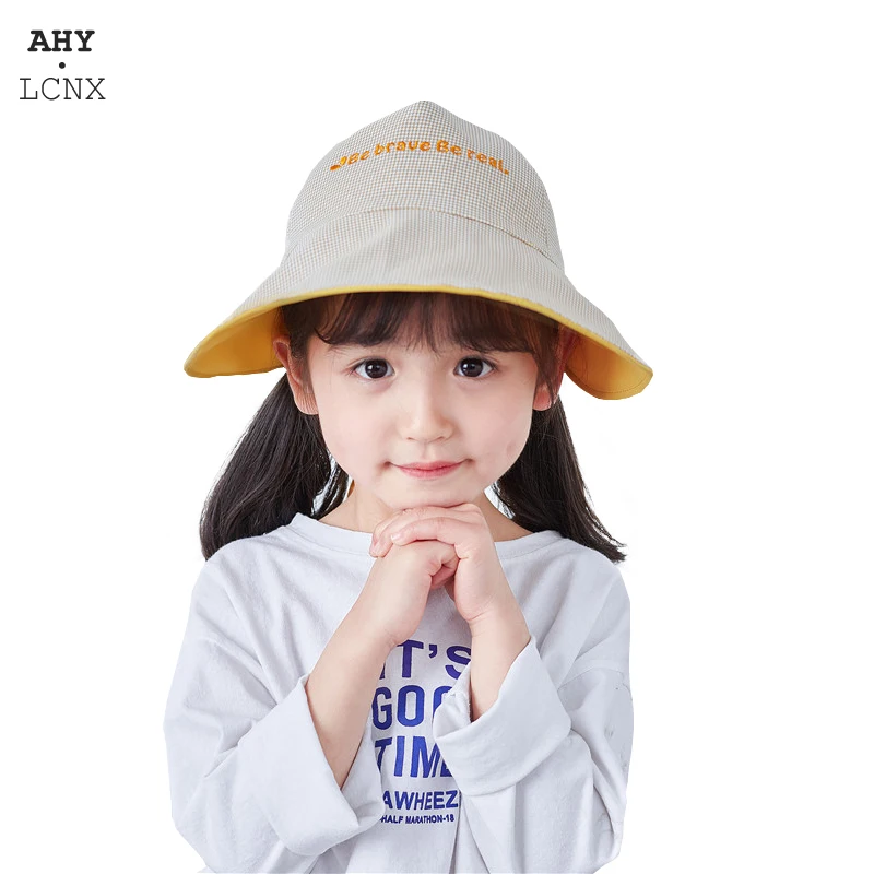 2020 летняя детская Панама двухсторонняя хлопковая для мальчиков и девочек