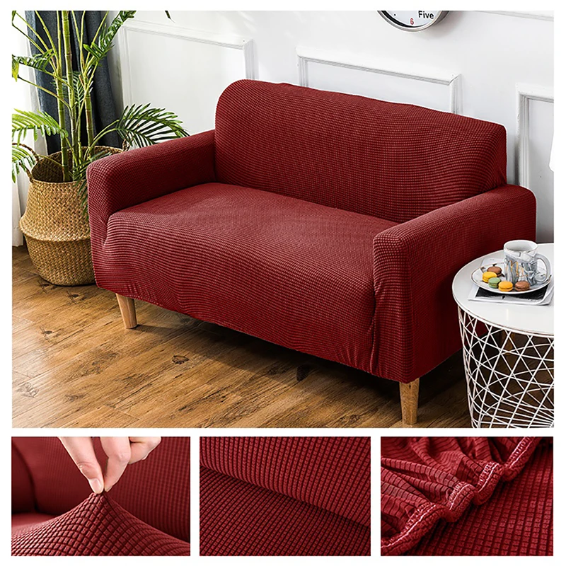 

Sofa Cover for Living Room Couch Cover Stretch Slipcovers Sectional Elastic Stretch L shape Armchair Cover Sofa 1/2/3/4 seat