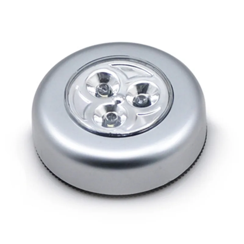 Led лампа, гардероб Батарея Беспроводной Ночной светильник сенсорный Push нажмите прочно держаться на поверхности в любом месте лестница шкафы Счетчики 1/3/6/7led крытый светильник Инж
