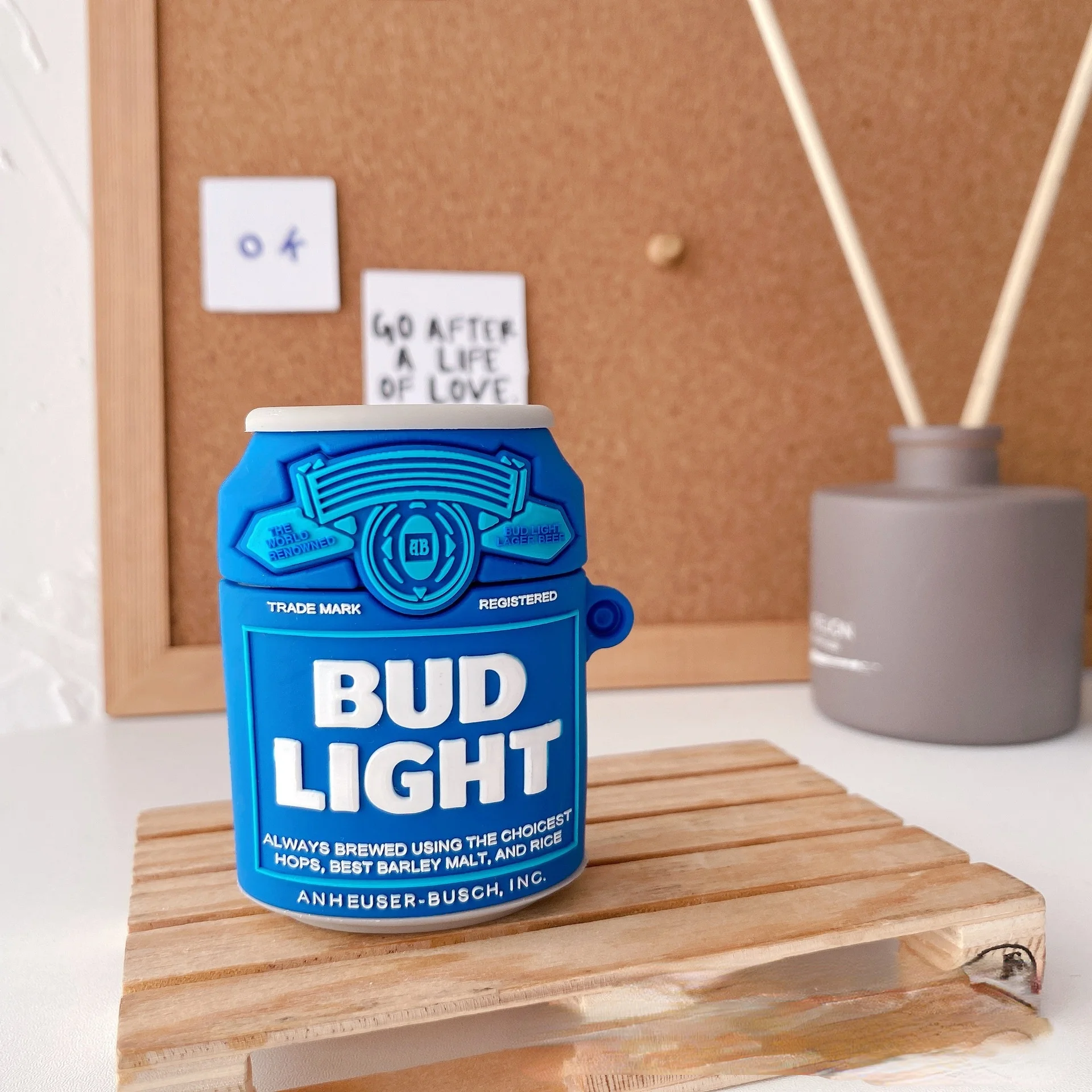 Симпатичные чехлы с бутылочкой для напитков беспроводных наушников Apple Airpods 1 2 3