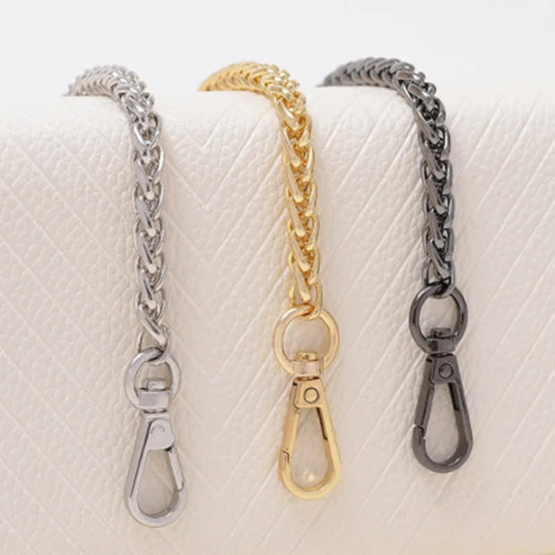 10 см-140 см золотой серебряный пистолет черный 7 мм металлическая сменная цепь obag