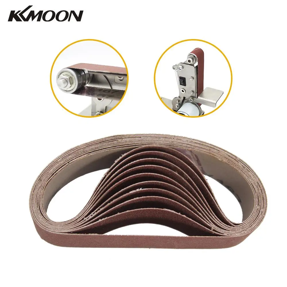 KKMOON 10 шт. 30x330 мм абразивные шлифовальные ленты 800 Грит полировальные инструменты