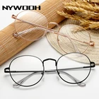Очки NYWOOH для близорукости для мужчин и женщин, круглые студенческие очки для близорукости, с диоптриями-1,0,-1,5,-2,0,-2,5,-3,0,-3,5,-4,0