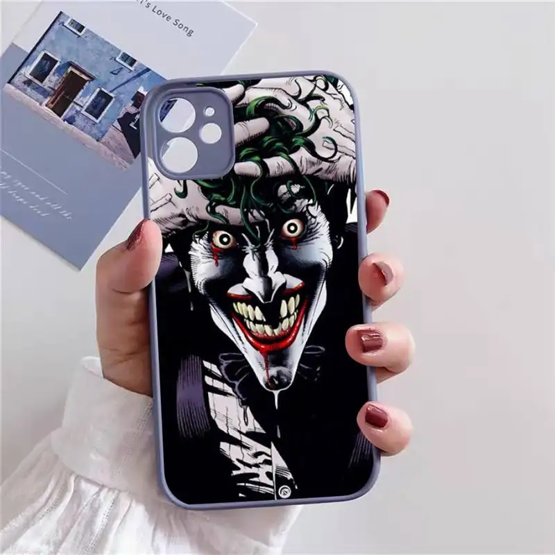 Чехол для телефона клоун шутка мужчин iphone 13 12 11 xr xs x 7 8 pro max светло-серый мягкий
