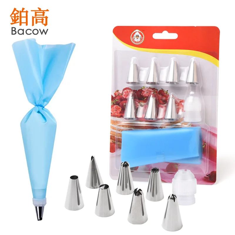 Силиконовый кондитерский мешок с наконечниками 9 шт./компл. | Дом и сад