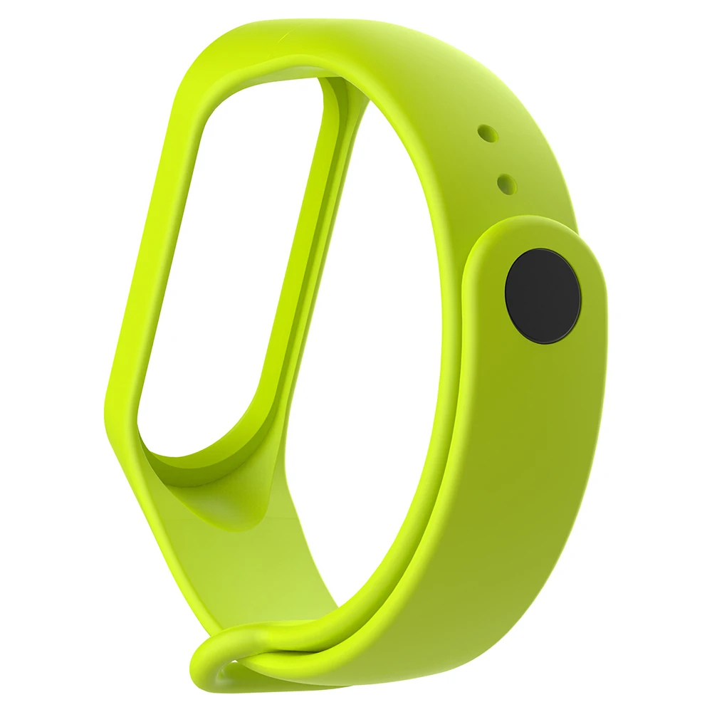 Для Xiaomi Mi Band 4/Band 3 универсальный Гладкий силиконовый ремешок спортивный ремень
