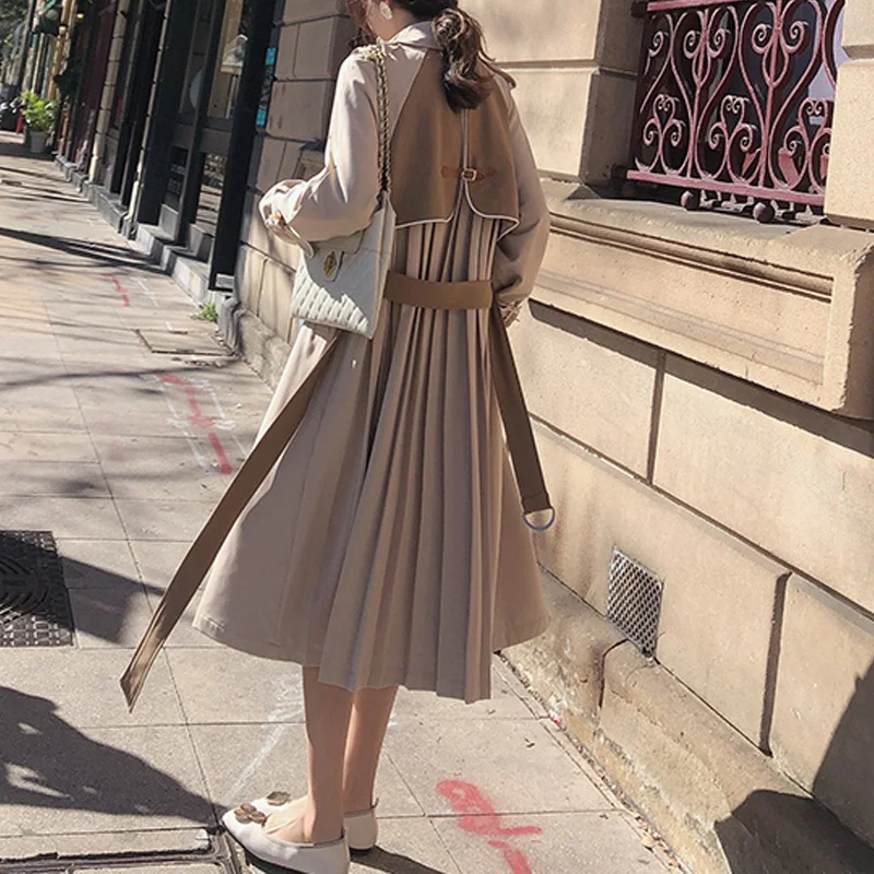 

Windbreaker Female long Section Windbreaker Female long Section Autumn New Spring And Autumn Coat Female Trench Coat For women