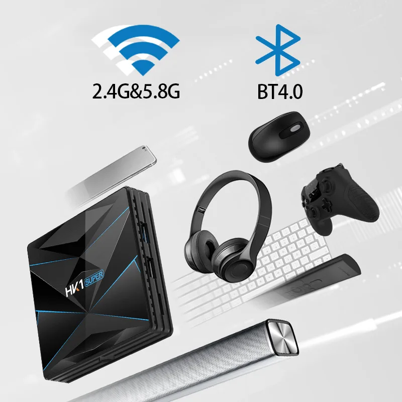 Transpeed Android 9,0 ТВ приставка Google Assistant RK3318 4K 3D Ultra 4G 64G tv Wifi Play Store bluetooth быстрая приставка