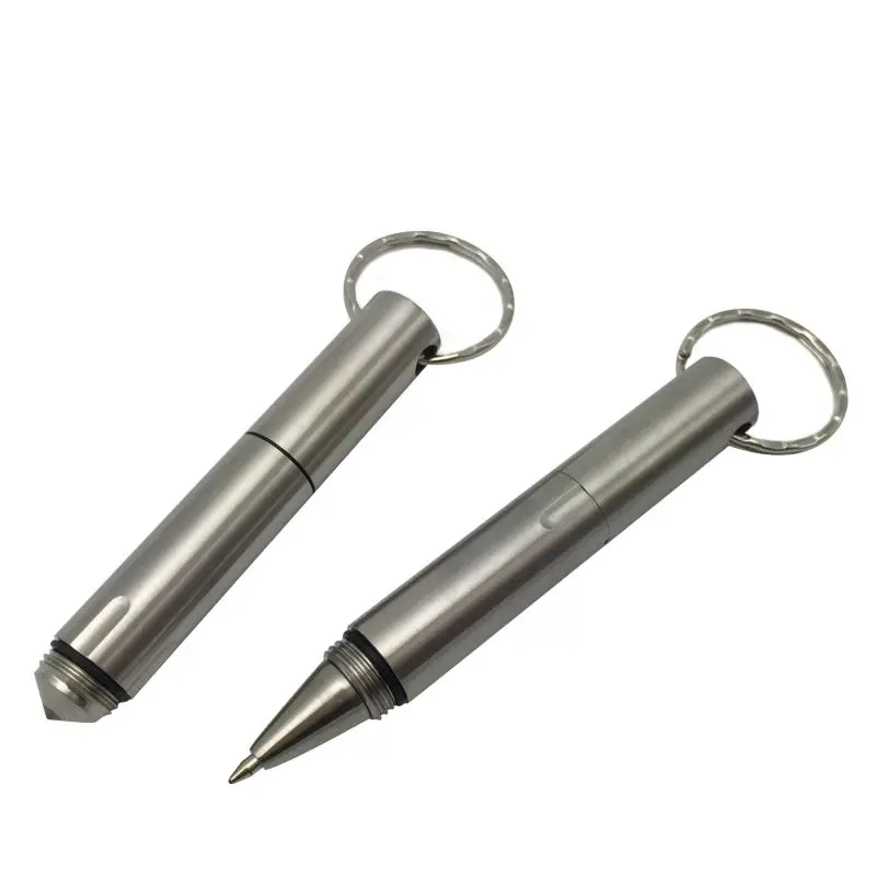 

Keychain Mini EDC Pocket Tactical Pen Broken Window Glass Breaker Stainless Steel 89*12mm Outdoor Survival Tool