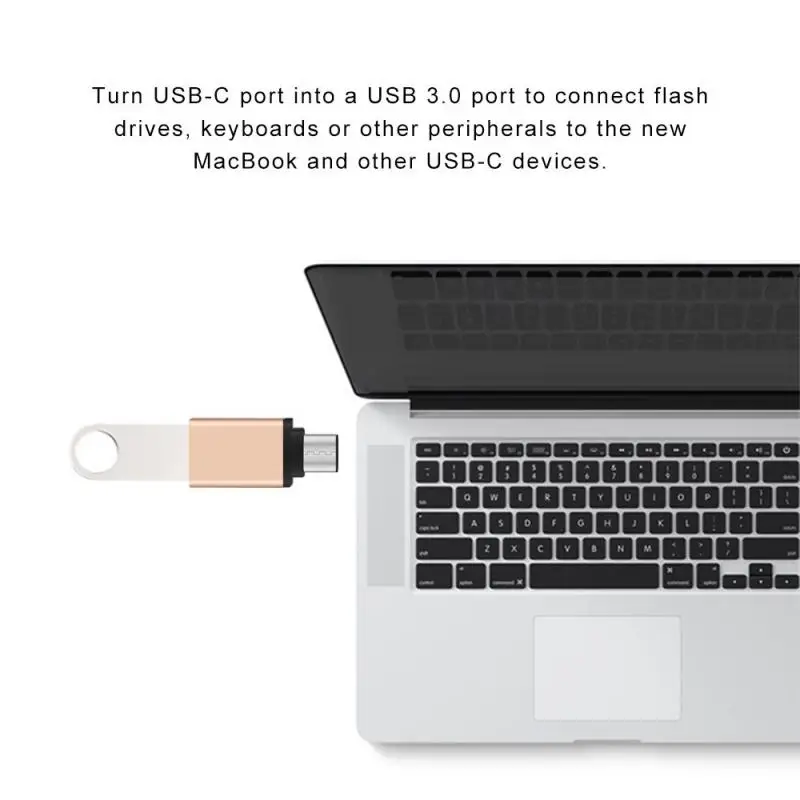 1 шт. адаптер Type-C (папа) на USB 3 0 A (мама) конвертер OTG функция белый и черный для