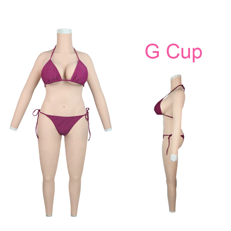 Реалистичный полноразмерный силиконовый боди G Cup костюм трансвестита женский
