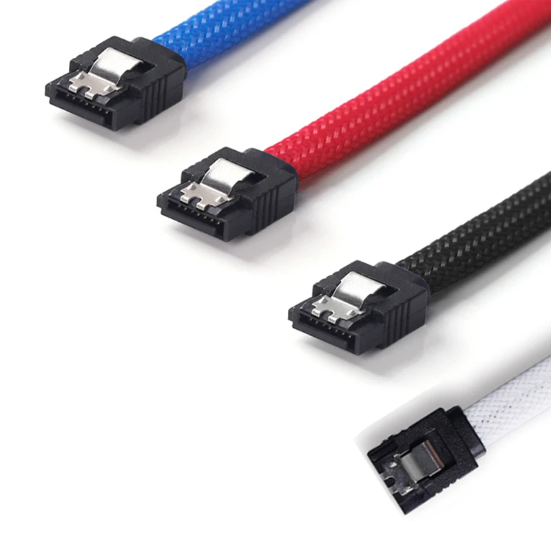

Кабель для передачи данных SATA 3,0 III, SATA3, 7 контактов, 50 см, 6 шт.