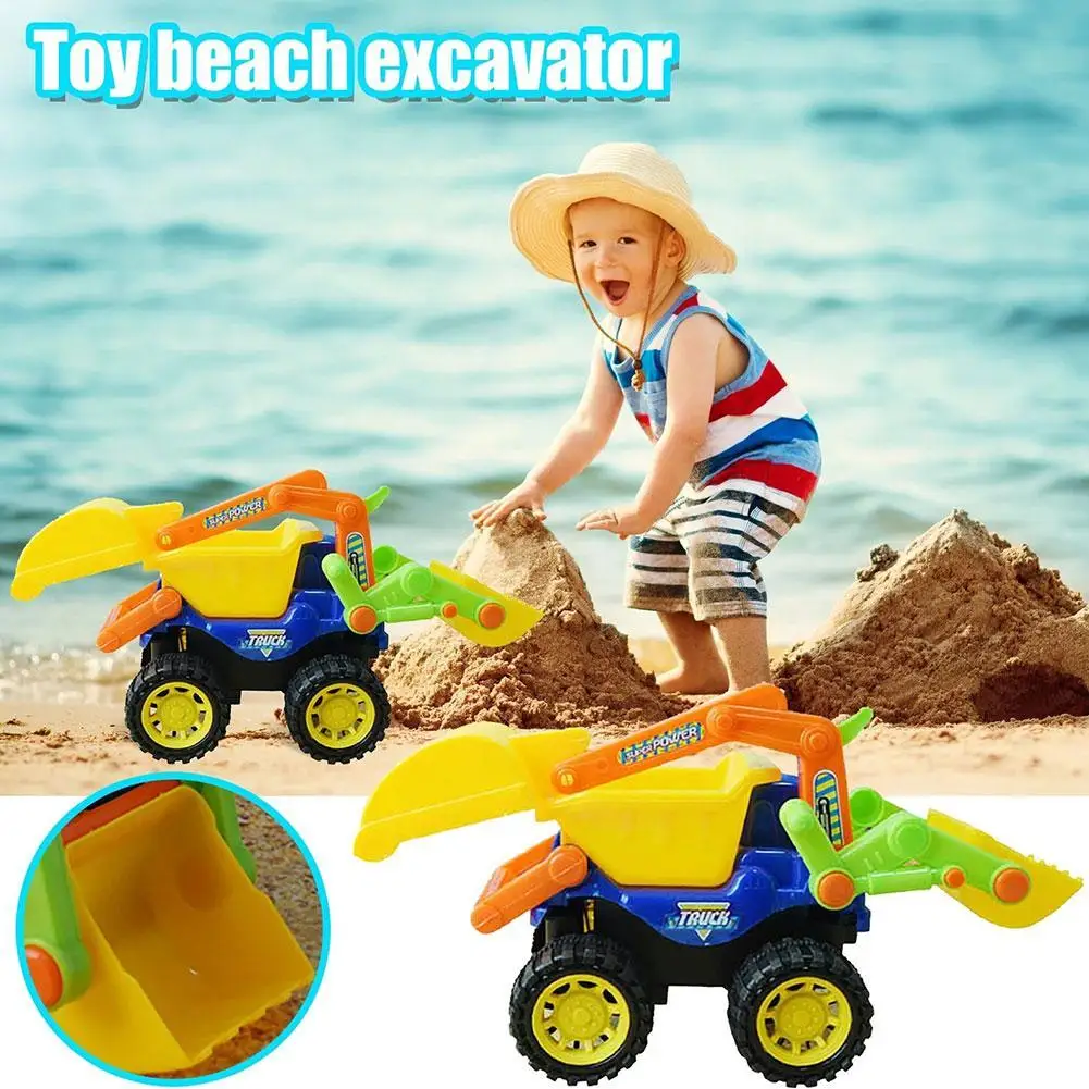 

Beach Engineering Vehicles Truck Excavator Bull Summer Seaside Shovel Sand Toys Dig Construction Water Vehicles Toy Soil T3J4