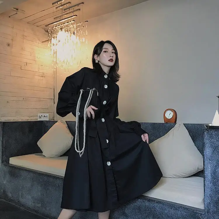 Женское винтажное платье рубашка коричневое длинное плиссированное в богемном