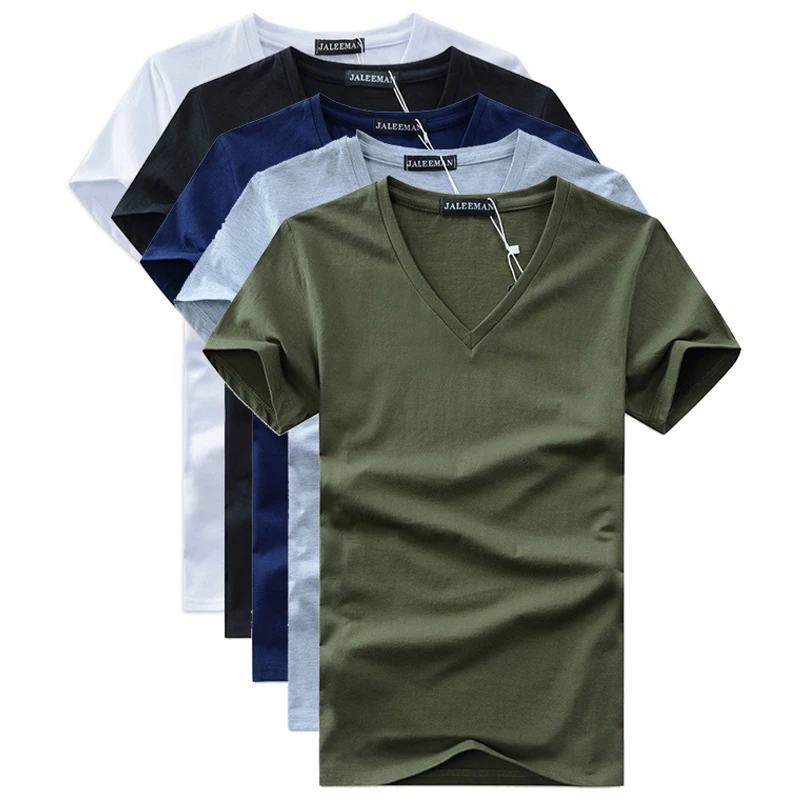 Футболка мужская приталенная с V образным вырезом 5 шт.|Мужские футболки| |