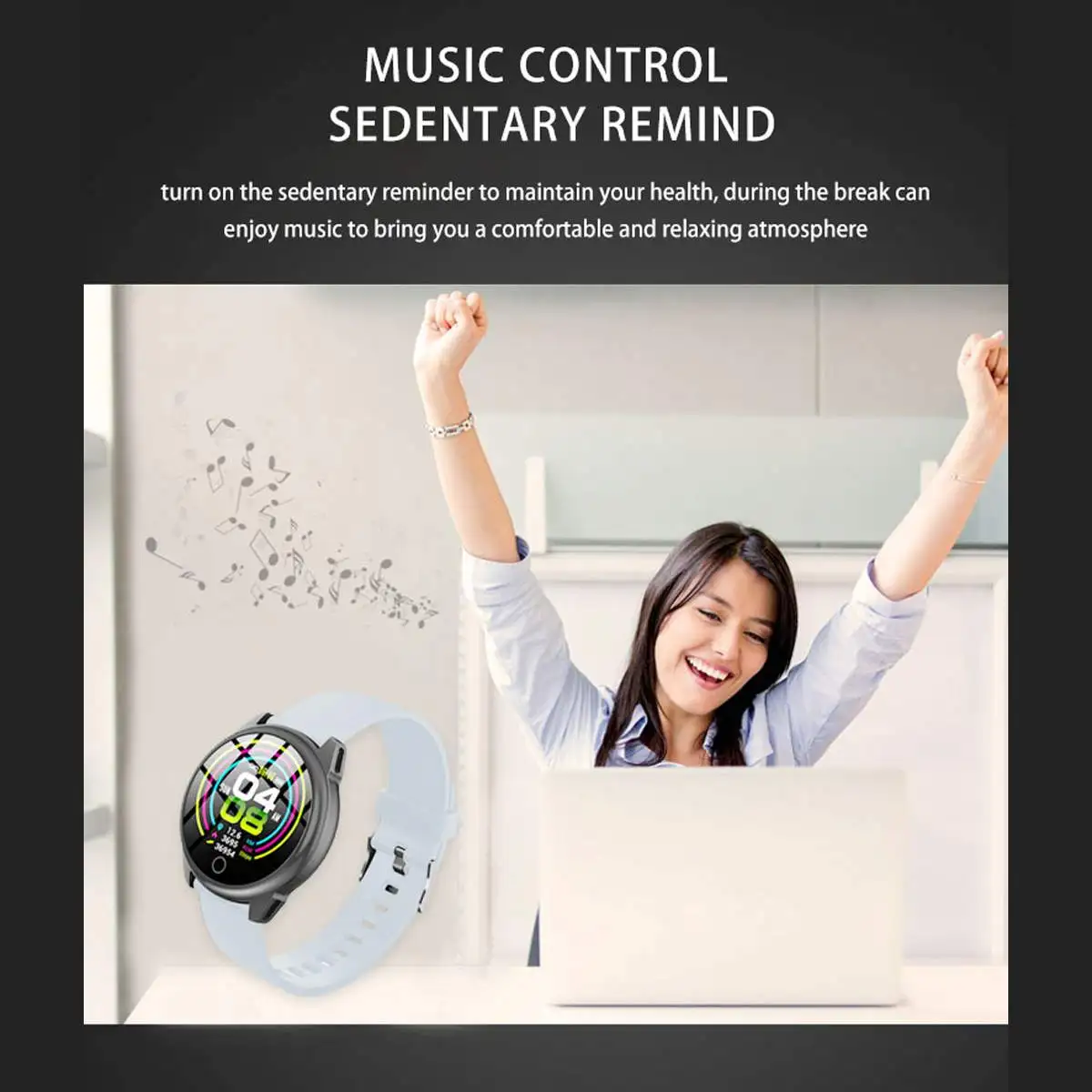 

IP67 Waterproof Smart Watch Body Temperature Measure Health Watch Heart Rate Monitor for IOS Android Phone Sport Watches