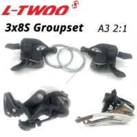 ltwoo new a3 3x8 24 speed derailleurs groupset 8s shifter lever front derailleur 8 speed rear switches compatible with shimano